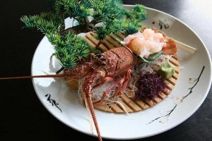 近くで見る伊勢エビの表情って・・ひょうきん！