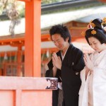白無垢と紋付袴でお参り！