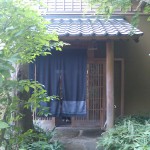 おそば屋さんの入り口