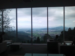 お店の中からの眺めです。ステキでしょ。